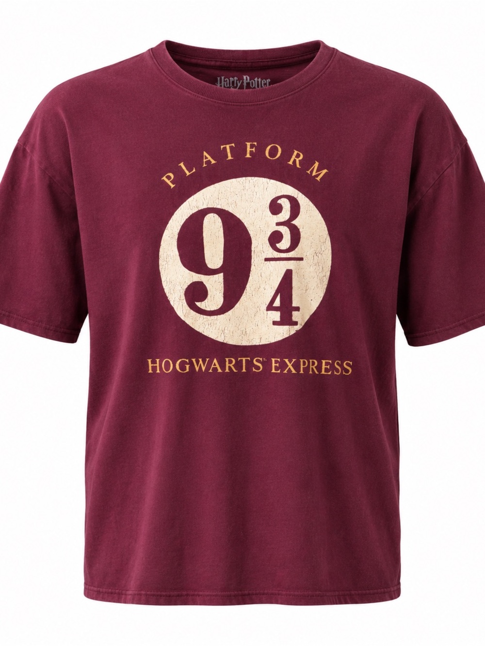 Warner Bros. Burgundy Hogwarts Express 9 3/4 Graphic Tee
